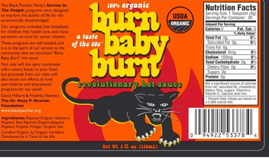 Burn baby burn hot sauce